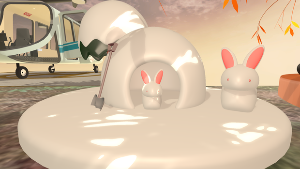 【3D素材】かまくら