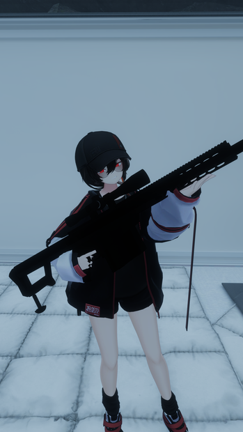 【MA対応・VRChat想定】M82A3(M107) バレット対物ライフル