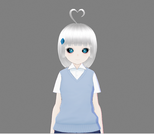 vrm  3D Model virtual live broadcast secondary animation file2