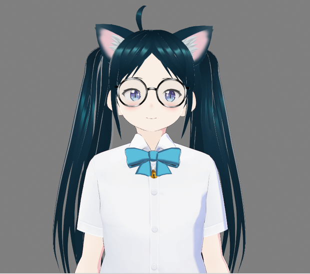 vrm  3D Model virtual live broadcast secondary animation file