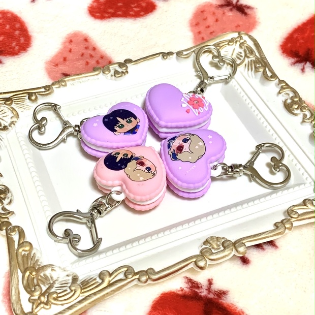 ハートマカロンチャーム - ねこかん。 - BOOTH