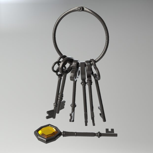 PRO_Key_Set_01『アンティーク調の鍵セット』