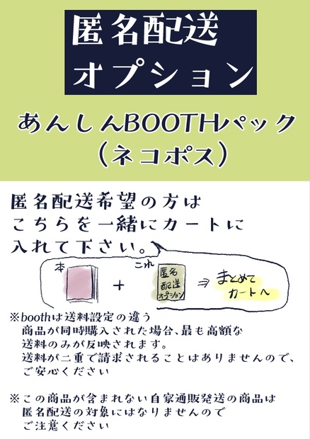 匿名配送 あんしんboothパック 有料オプション Oh29 Booth