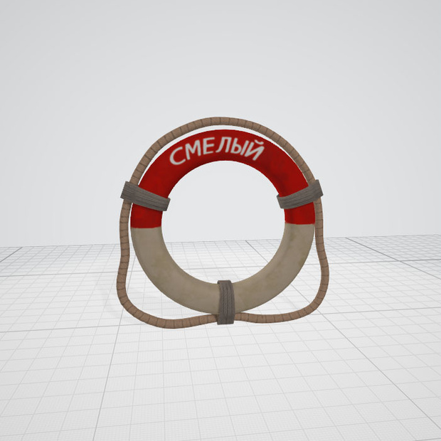 浮き輪　3d