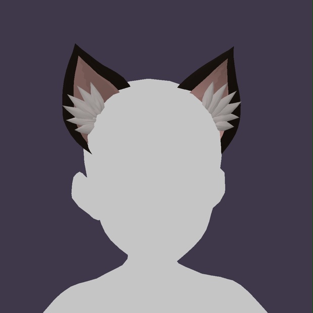 Vroid Cat Ears Preset Kitzoomer BOOTH