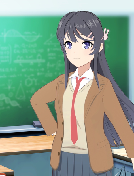 Mai Sakurajima 3D model - Seishun Buta Yarou 