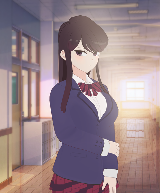 Shouko Komi - 3D model vrm pmx