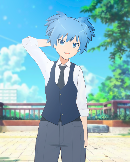 Nagisa  Assassination Classroom - 3d model vrm pmx