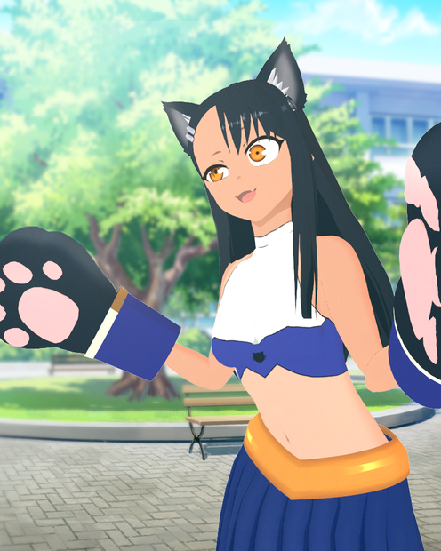 3D Model Nagatoro .vrm .pmx / 7 outfits