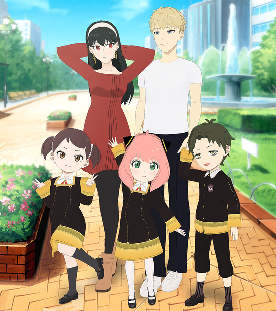 Pack Spy Family - 3d model .vrm and .pmx