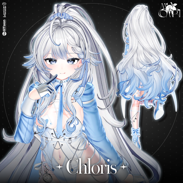 〈18アバター対応〉 ✦｡🖤Chloris_Hair ｡✦