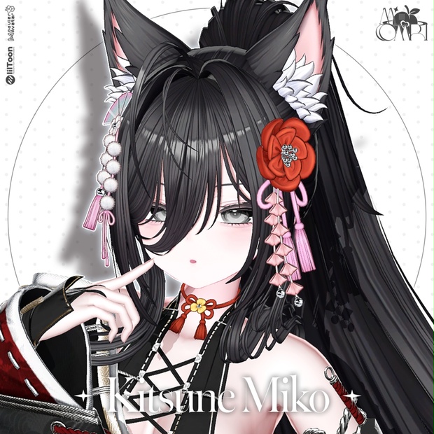 💗SALE💗〈18アバター対応〉 ✦｡🦊Kitsune-Miko｡✦