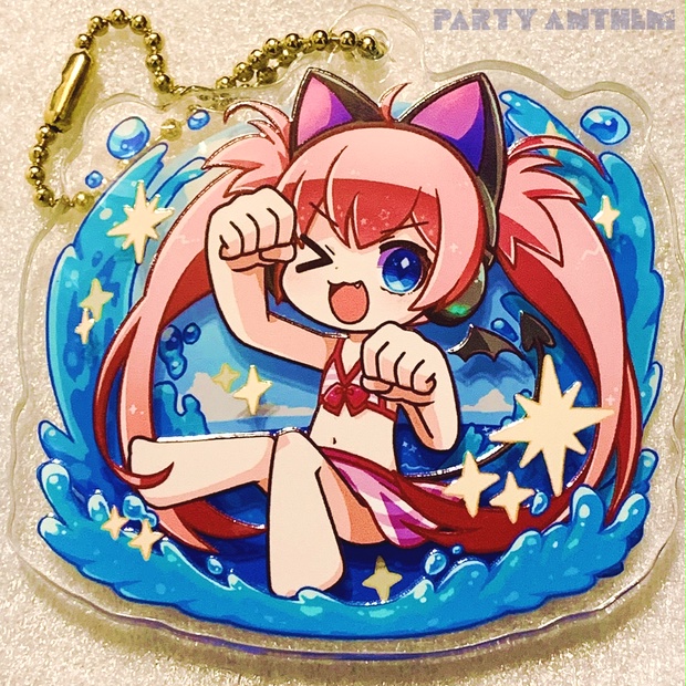 とびだす2層アクリルキーホルダー・渚 - PARTY ANTHEM - BOOTH