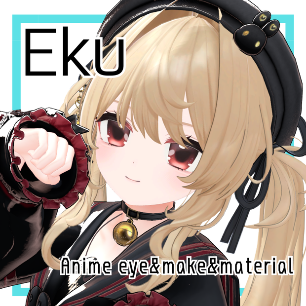 Eku Anime eye texture & make texture & material 
