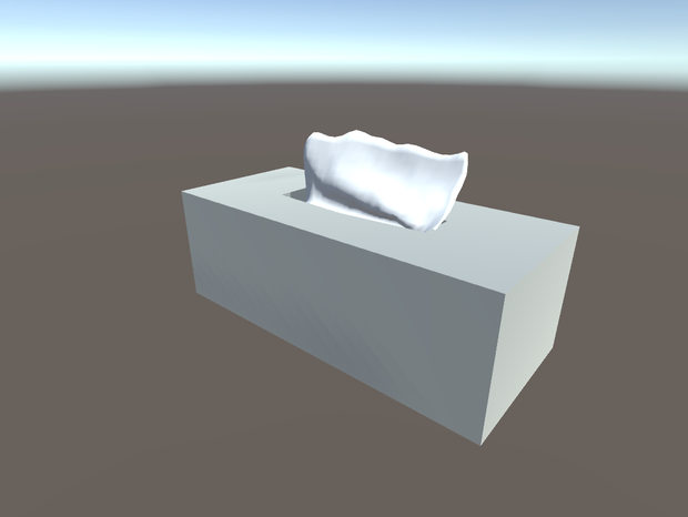 【3Dモデル】ティッシュボックス
