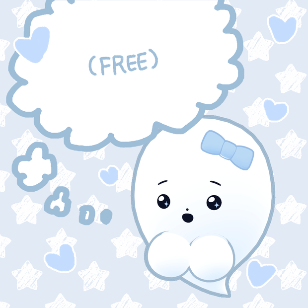 (FREE)【オリジナル3Dモデル】ゴースト ghost