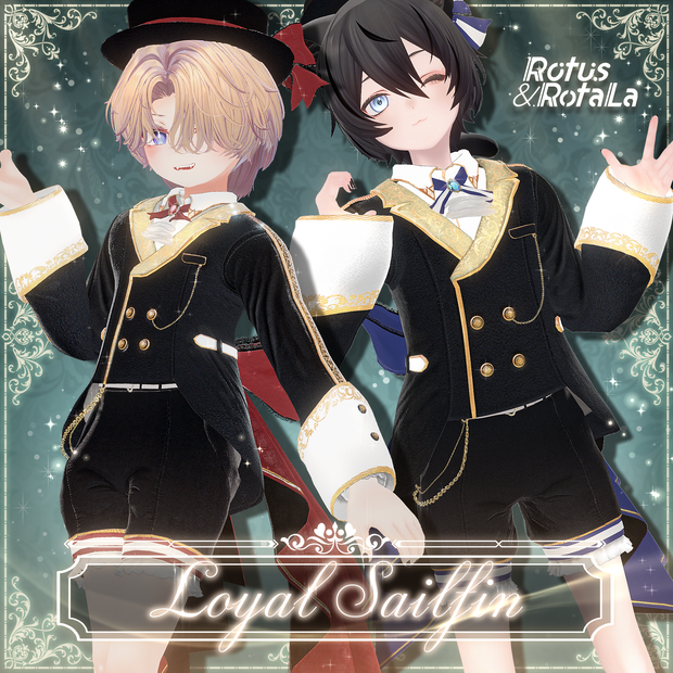 Loyal Sailfin💜【6アバター対応】王子ロリィタ服【MA対応】※旧製品