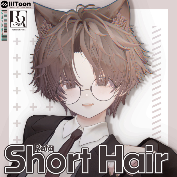【19アバター対応】RotaShortHair🖤【MA対応】髪型