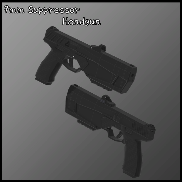 9mm Suppressor Handgun