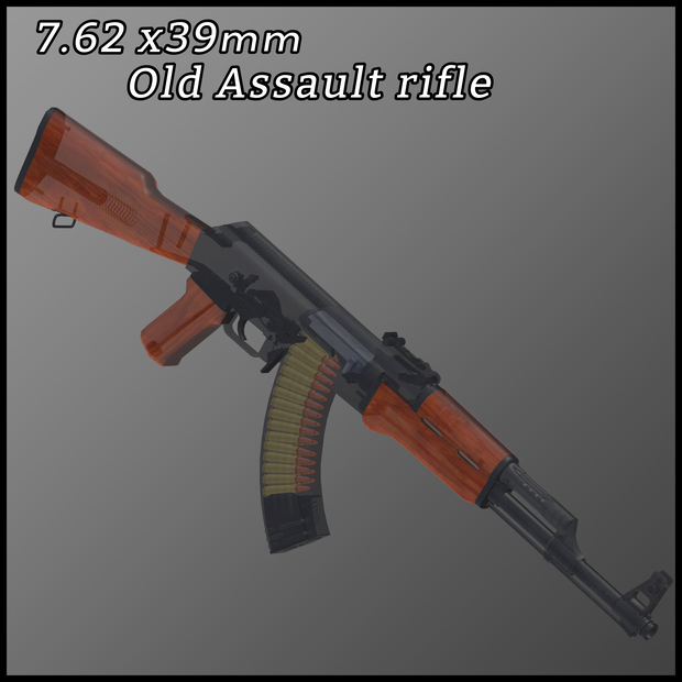 7.62 x39mm Old Assault rifle