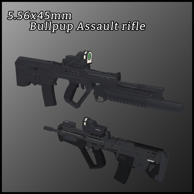 5.56x45mm Bullpup Assault rifle