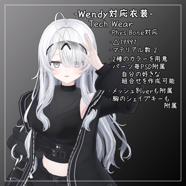 ウェンディ対応衣装【Tech Wear】