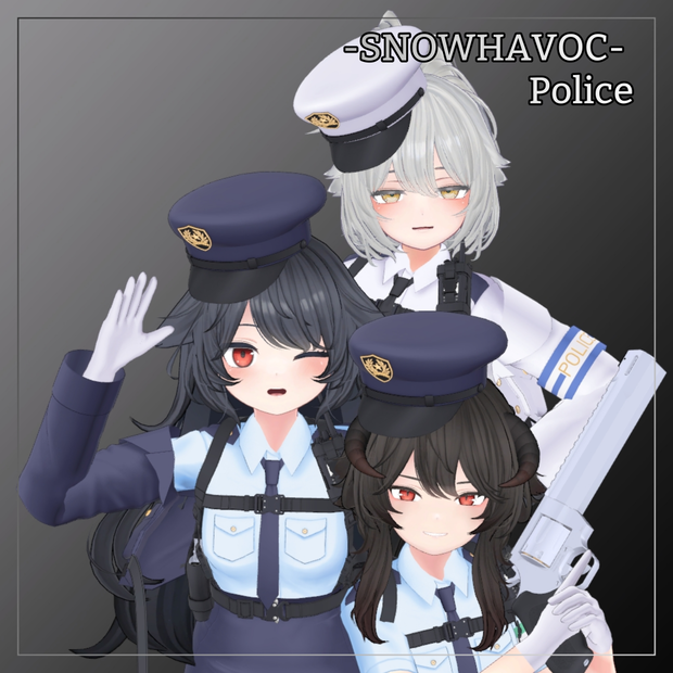 スノーハヴォック&リーサルフリート&デルタフレア対応衣装【Police】