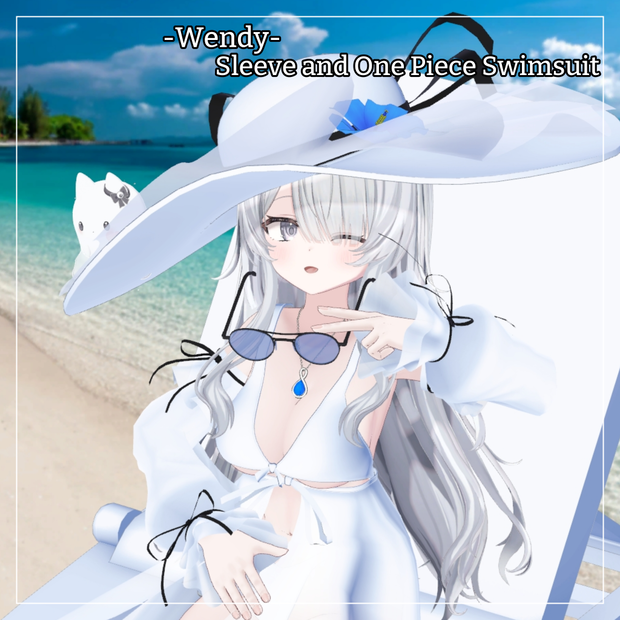 ウェンディ対応衣装【Sleeve and One Piece Swimsuit】