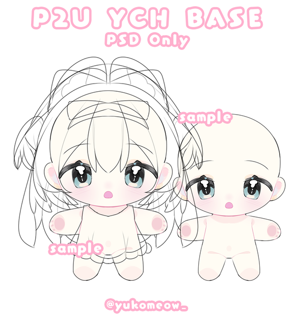 立ち絵素体|商用利用OK |トレス Chibi Pose素材VTuberバーチャルユーチューバー