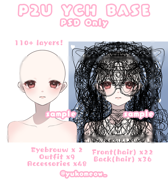 110+ Layers 素体|商用利用OK |トレス Chibi Pose素材VTuberバーチャルユーチューバー