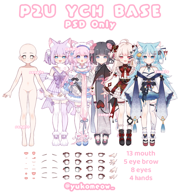 立ち絵素体|商用利用OK |トレスPose素材VTuberバーチャルユーチューバー