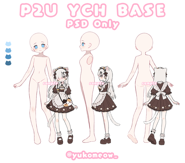 立ち絵素体|商用利用OK |トレスPose素材VTuberバーチャルユーチューバー