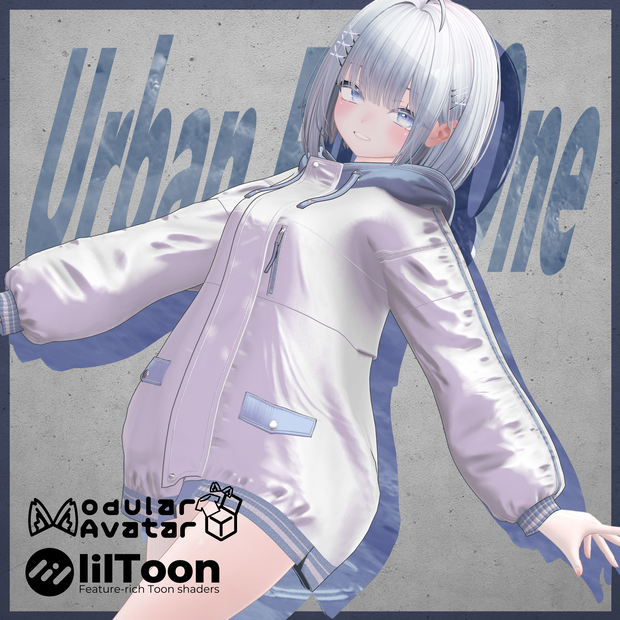 【複数アバター対応】Urban Fluff One　