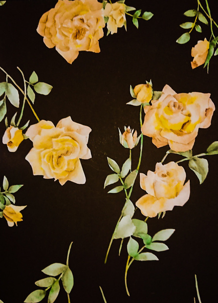 薔薇。花柄
