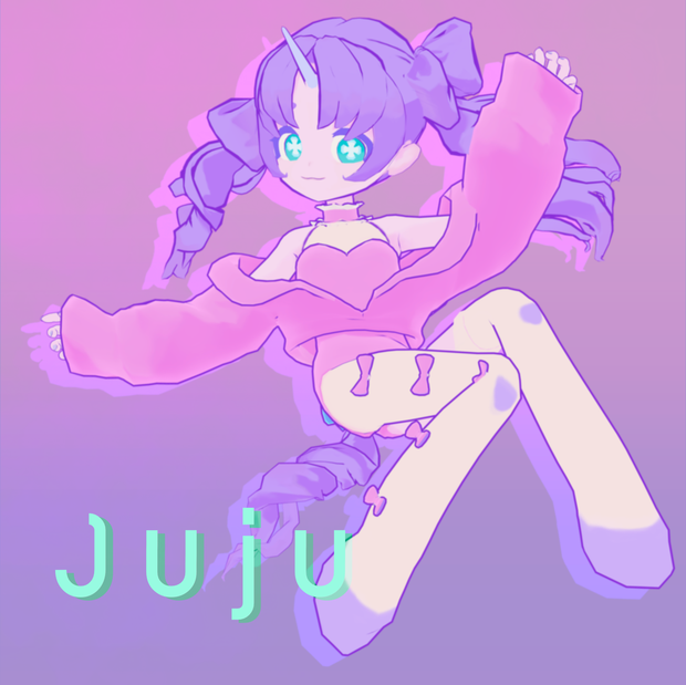 オリジナル3Dアバター「Juju」