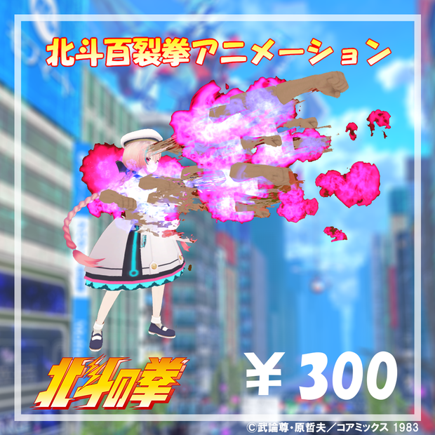 北斗百裂拳アニメーション