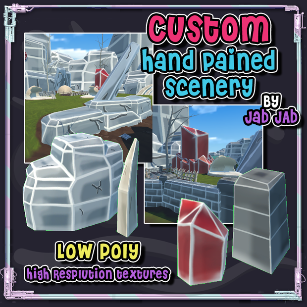 Hand Pained Props