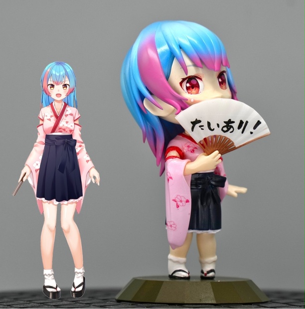 オリジナルフィギュア制作【オーダーメイド/2.5等身デフォルメフィギュア】 - taguchi3d - BOOTH