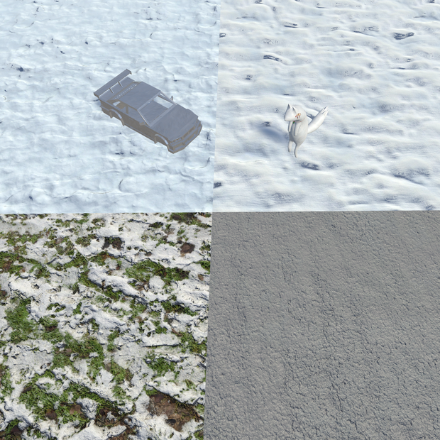 【無料/Free】Snow Materials