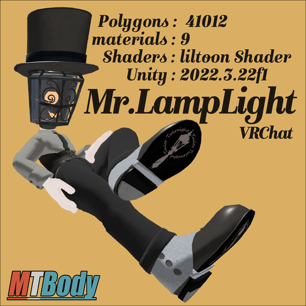 3Dアバター“Mr.LampLight”