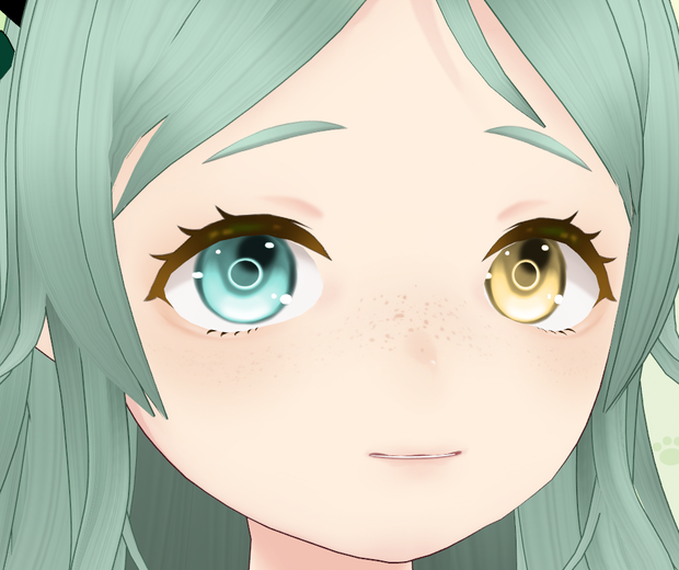 【Vroid】無料版あり瞳テクスチャ(色変更可能) Free Eyes Texture Color Changeable