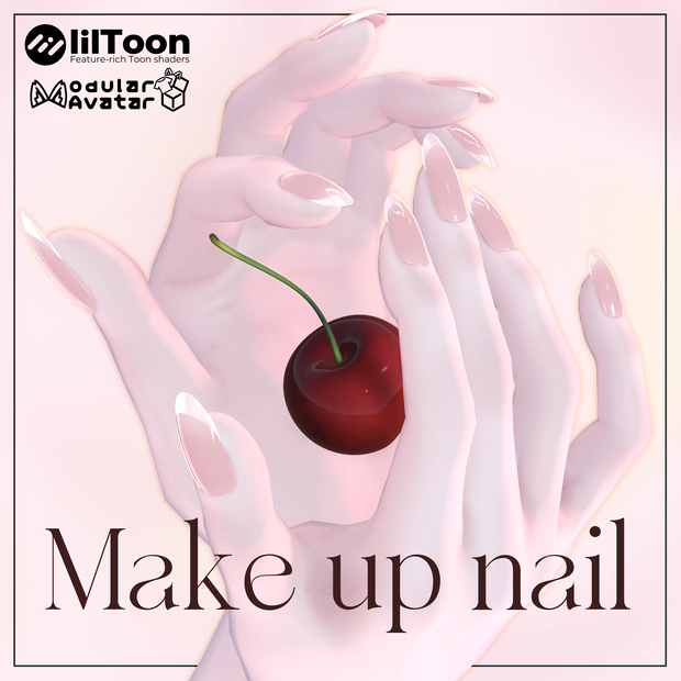 【複数対応】Make up nail🍒【MA設定済み】