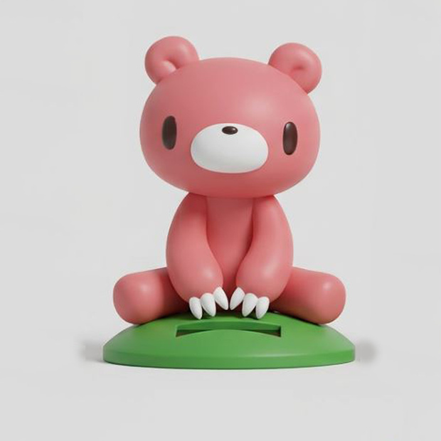 Gloomy Bear（おすわりver.）3Dプリント用STLデータ｜ファンメイドフィギュア
