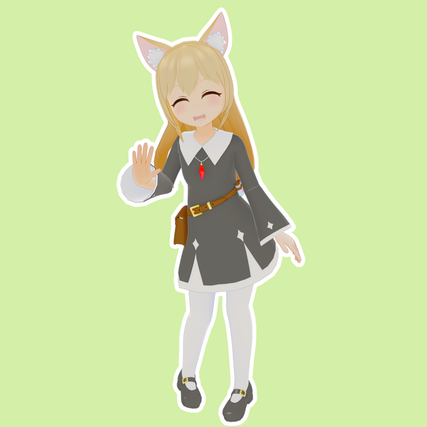 手を振るアニメーション