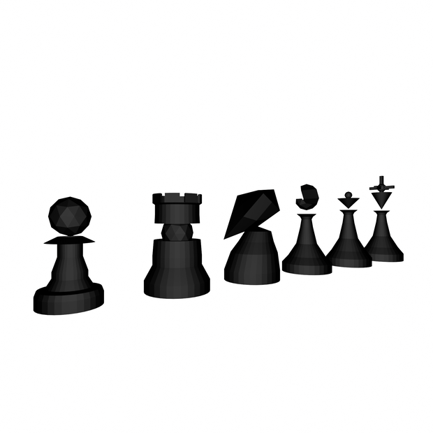 チェス/Chess 3Dモデル