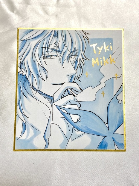 手書きミニ色紙 ティキ 三大好物亭 Booth