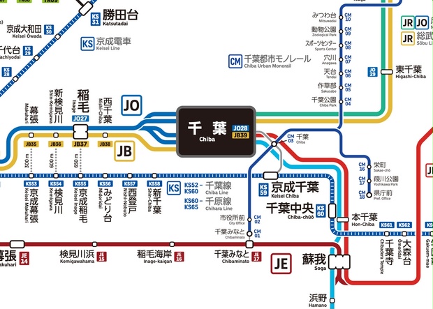 千葉水戸　管内線路一覧略図 千葉水戸 管内線路一覧略図 - その他在庫 処分