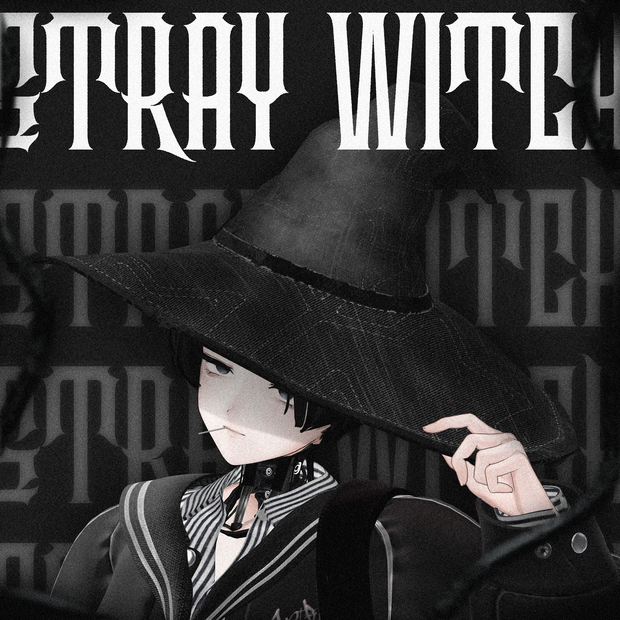 【無料】オリジナルハット 『STRAY WITCH』【VRChat】