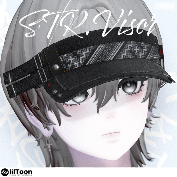 【VRChat】オリジナルバイザー『STR. Visor』