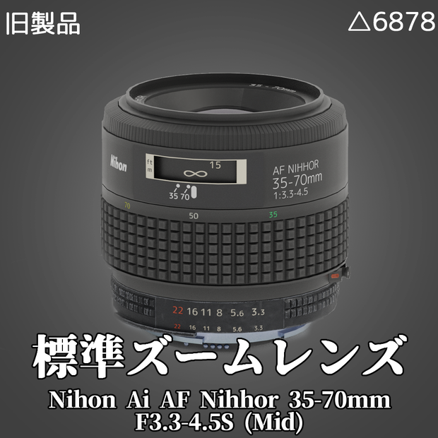 3Dモデル「Nihon Al AF Nihhor 35-70mm F3.3-4.5S(中期)」【Unity想定】